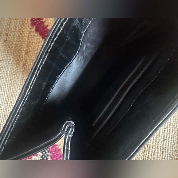 Lizzie Fortunato Pronto Purse Evil Eye and Heart Satin Black - Picture 4 of 4